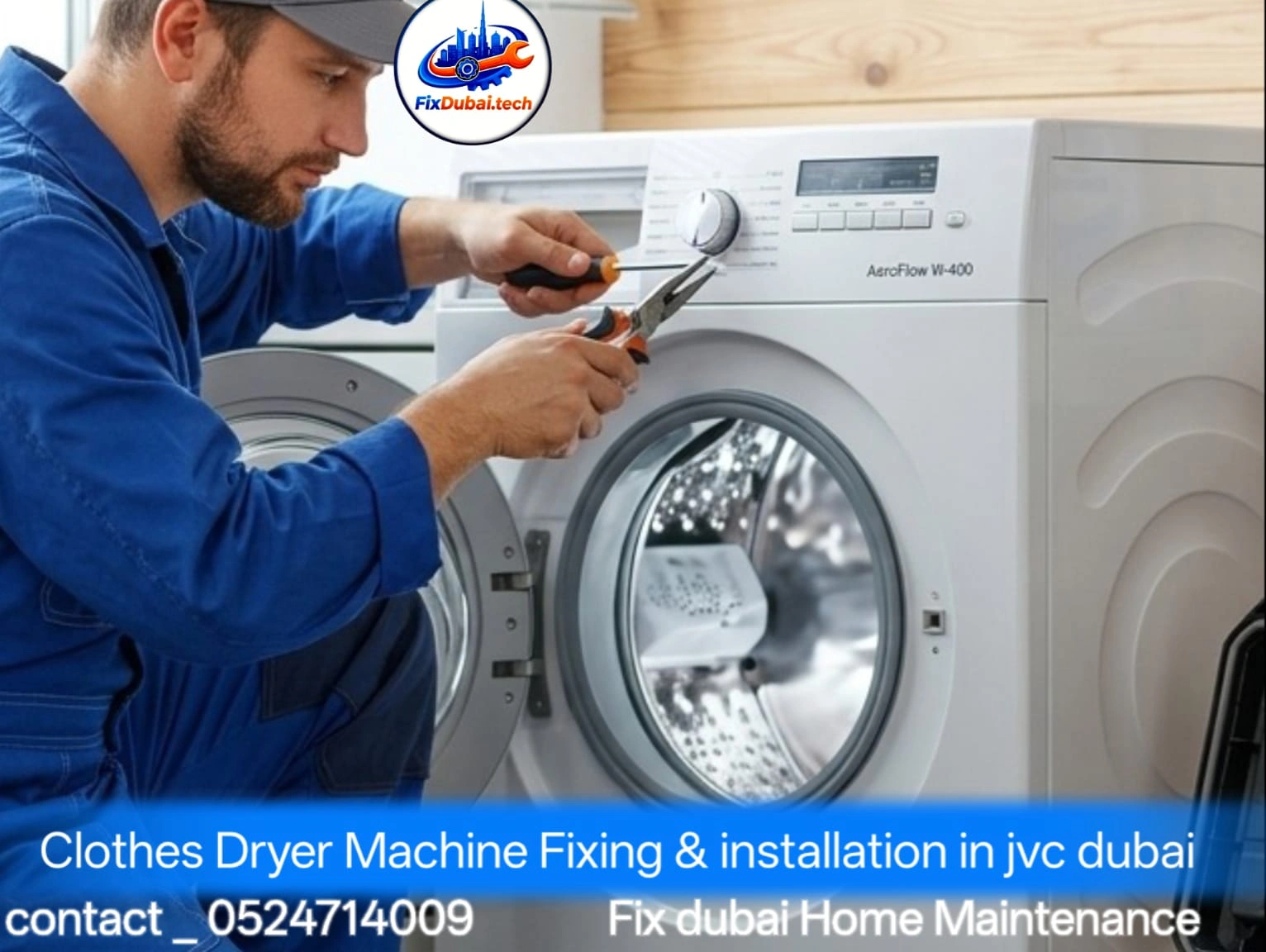Clothes Dryer Machine Maintenance in FIVE JVC