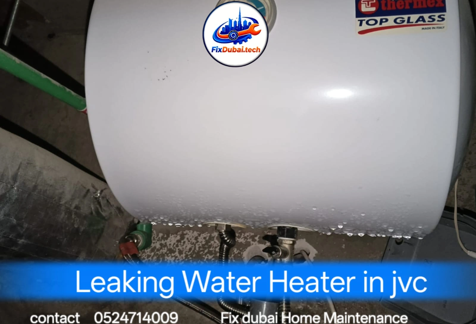Electric Water Heater Tank Replacement in Binghatti Luna JVC