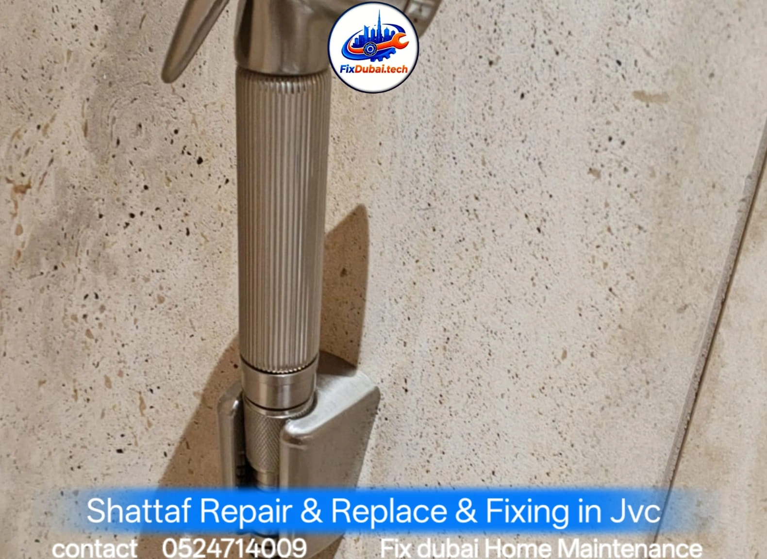 Shattaf Spray and Angle Valve Installation in FIVE JVC