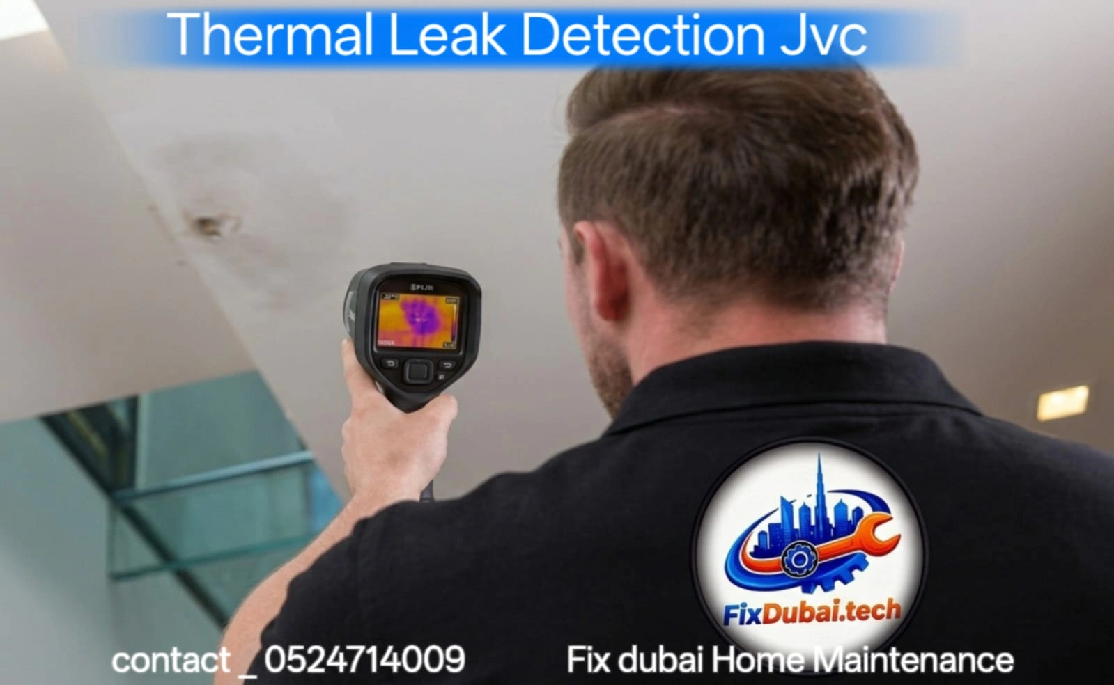 Thermal Imaging Leak Detection in Binghatti Heights JVC
