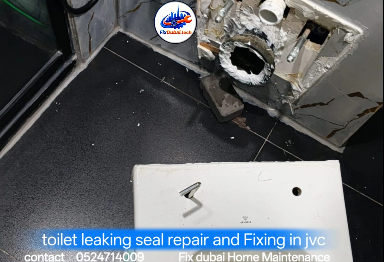 Commode Leak Base Wax Ring Resealing JVC Villas